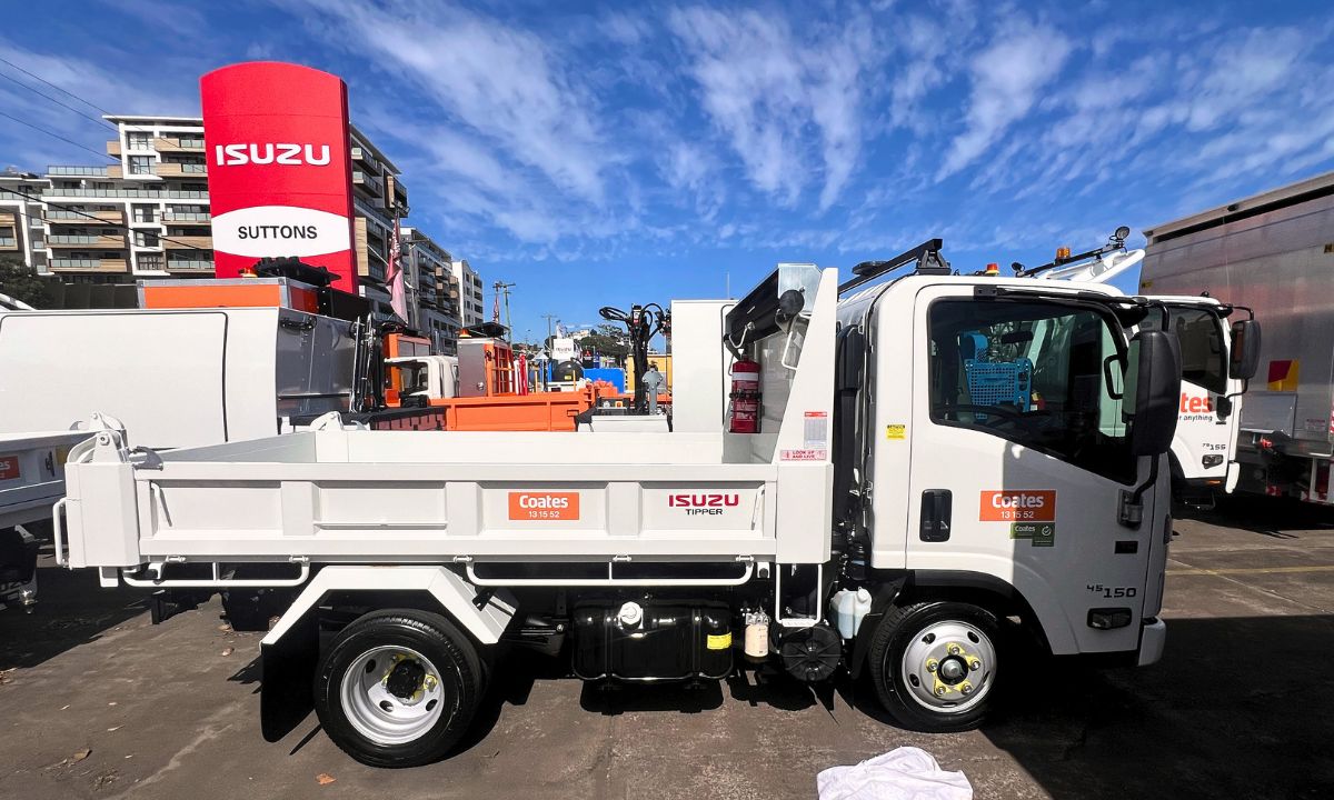Fleet Truck Decals for Coates Hire