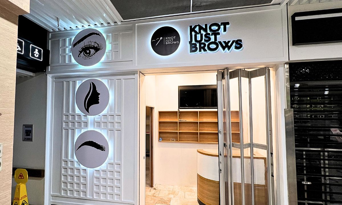 Signage for Knot Just Brows