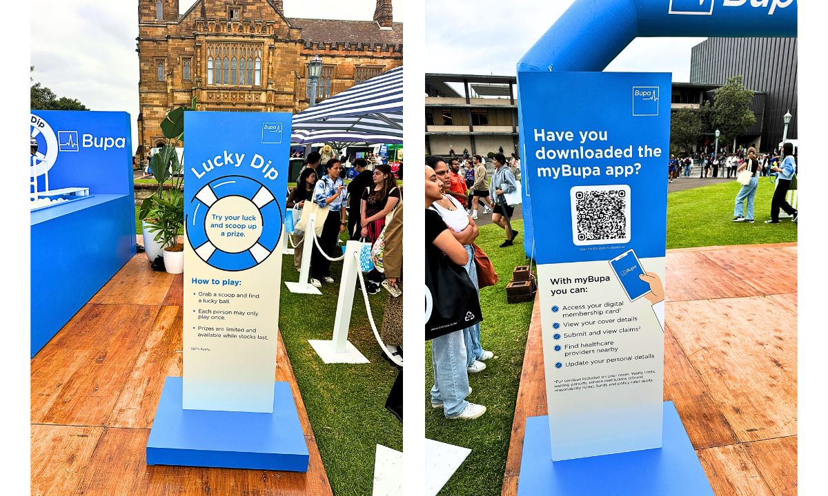 freestanding event signage